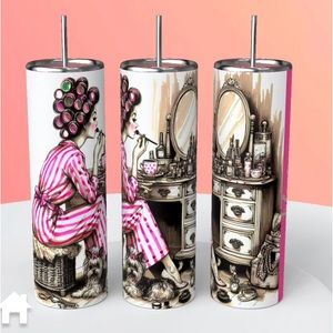 Costum vintage tumbler